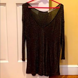 Michael Stars black knit shirt